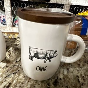 Rae Dunn Oink Pig Mug!! Farmline